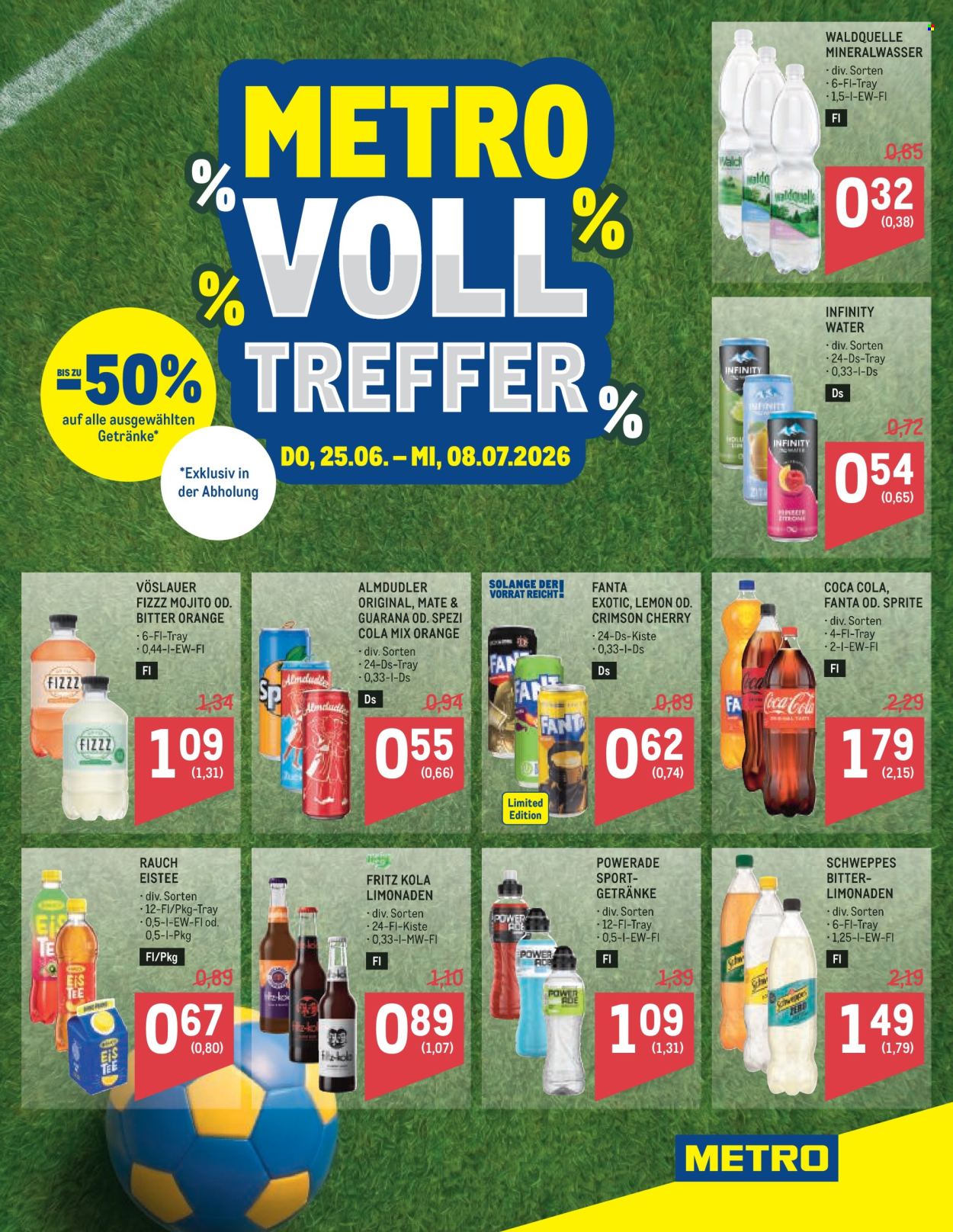 Angebote Metro - 25.6.2026 - 8.7.2026. Seite 1
