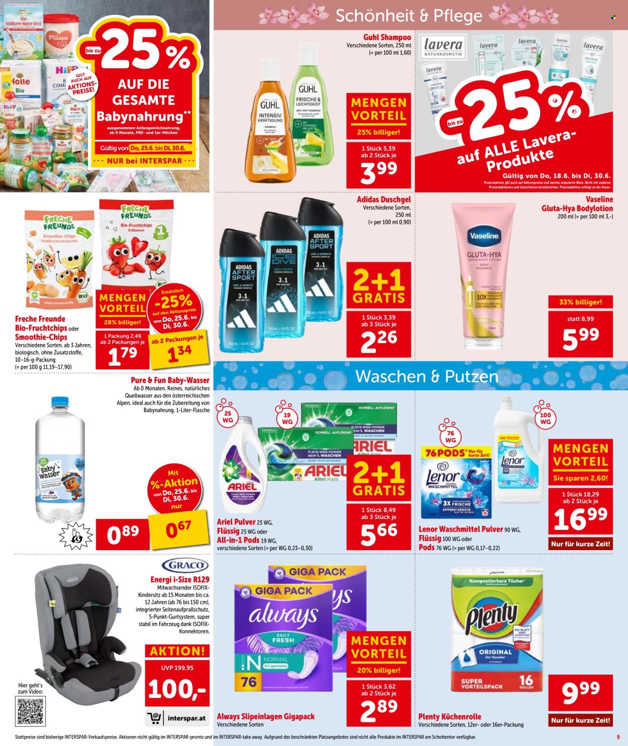 Angebote INTERSPAR - 25.6.2026 - 30.6.2026. Seite 9