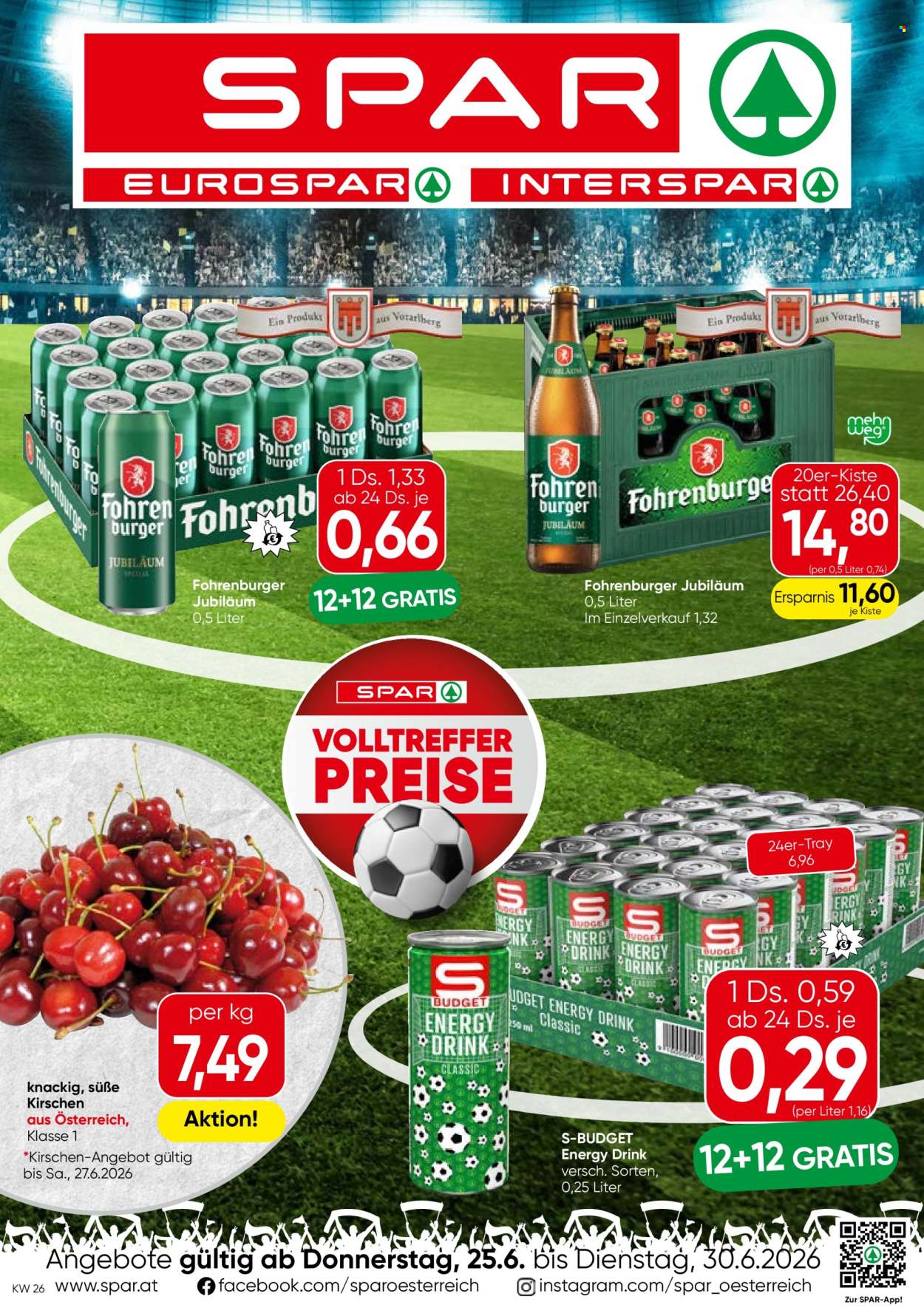 Angebote EUROSPAR - 25.6.2026 - 30.6.2026. Seite 1