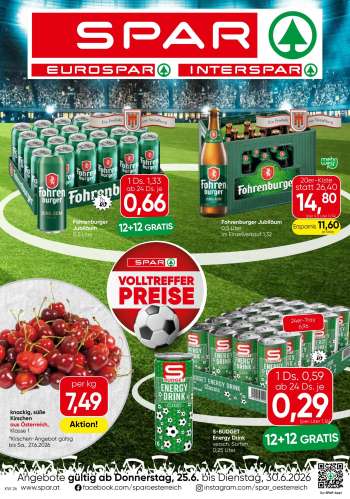 Angebote EUROSPAR - 25.6.2026 - 30.6.2026.