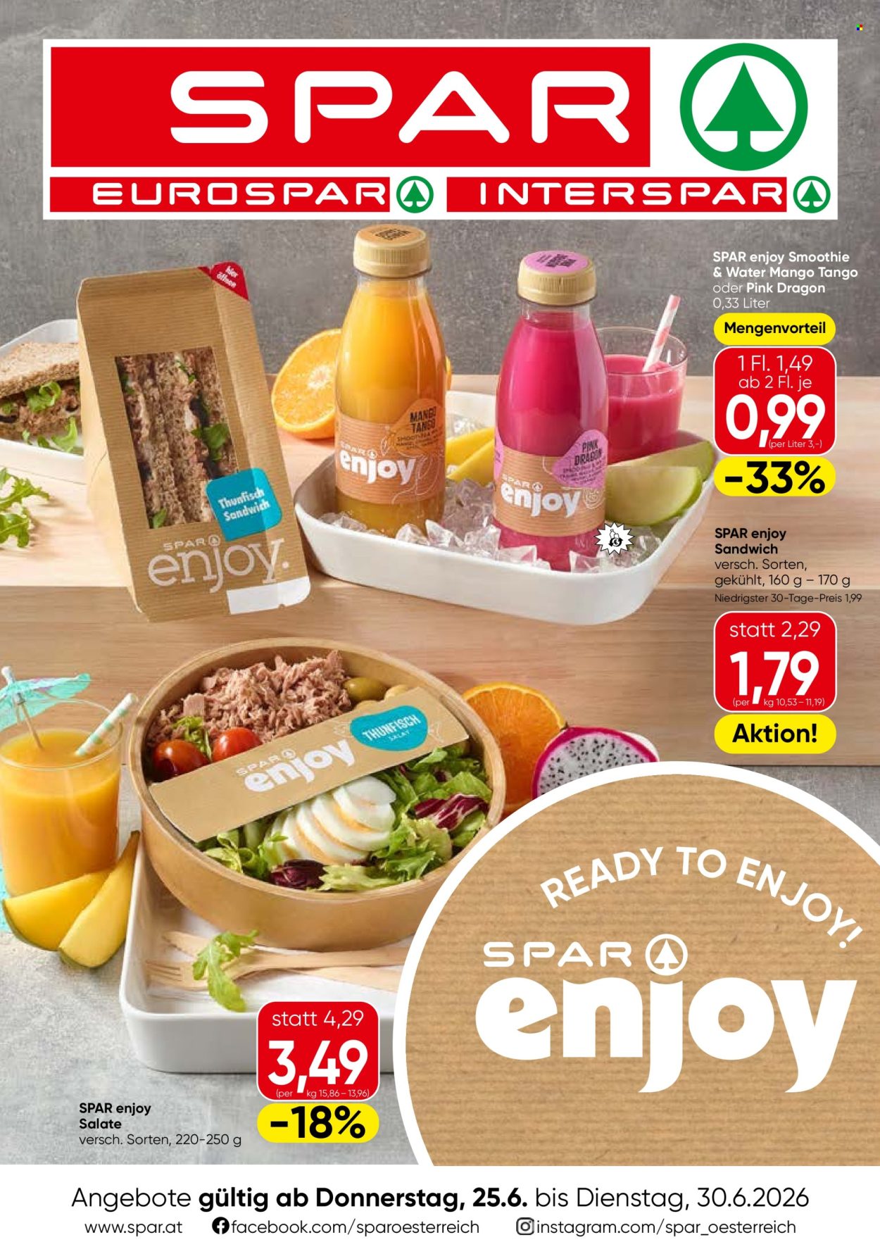 Angebote SPAR - 25.6.2026 - 30.6.2026. Seite 1