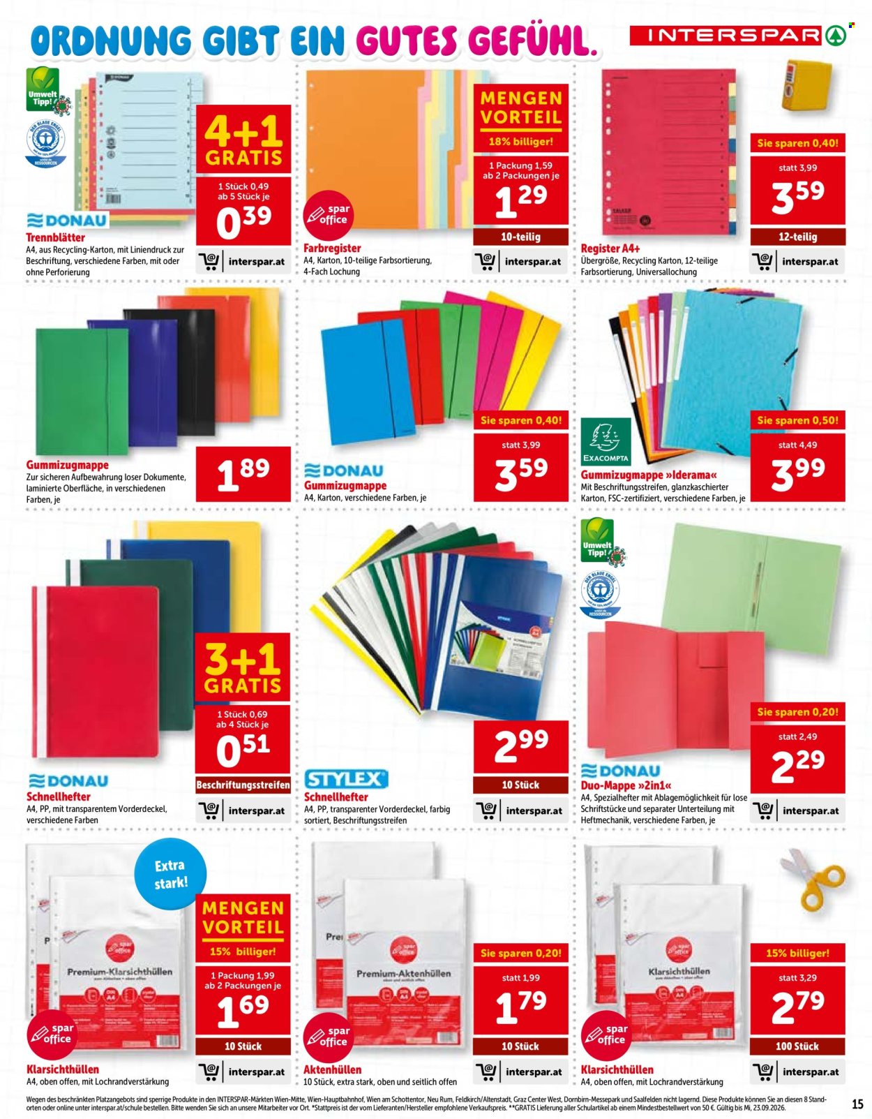 Angebote INTERSPAR - 25.6.2026 - 23.9.2026. Seite 15