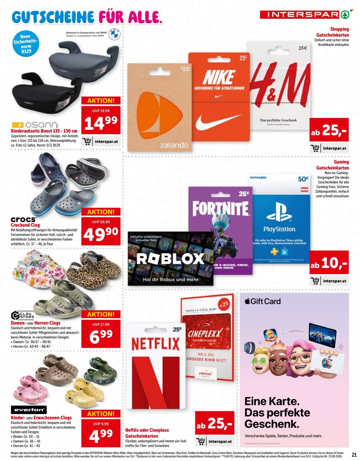 Angebote INTERSPAR - 25.6.2026 - 23.9.2026. Seite 21