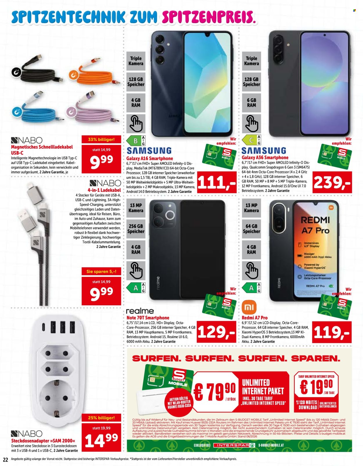 Angebote INTERSPAR - 25.6.2026 - 23.9.2026. Seite 22