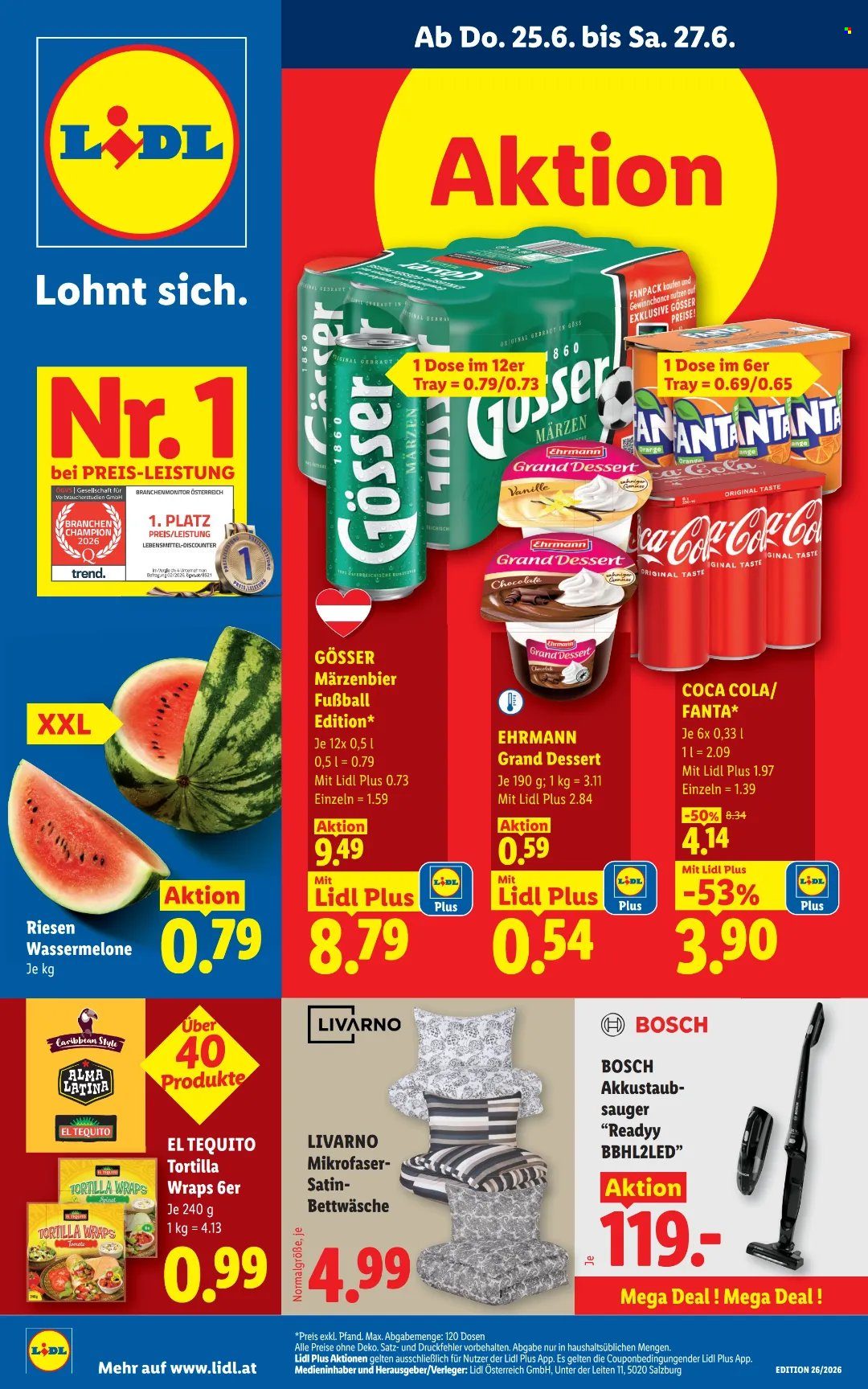 Angebote Lidl - 25.6.2026 - 1.7.2026. Seite 1