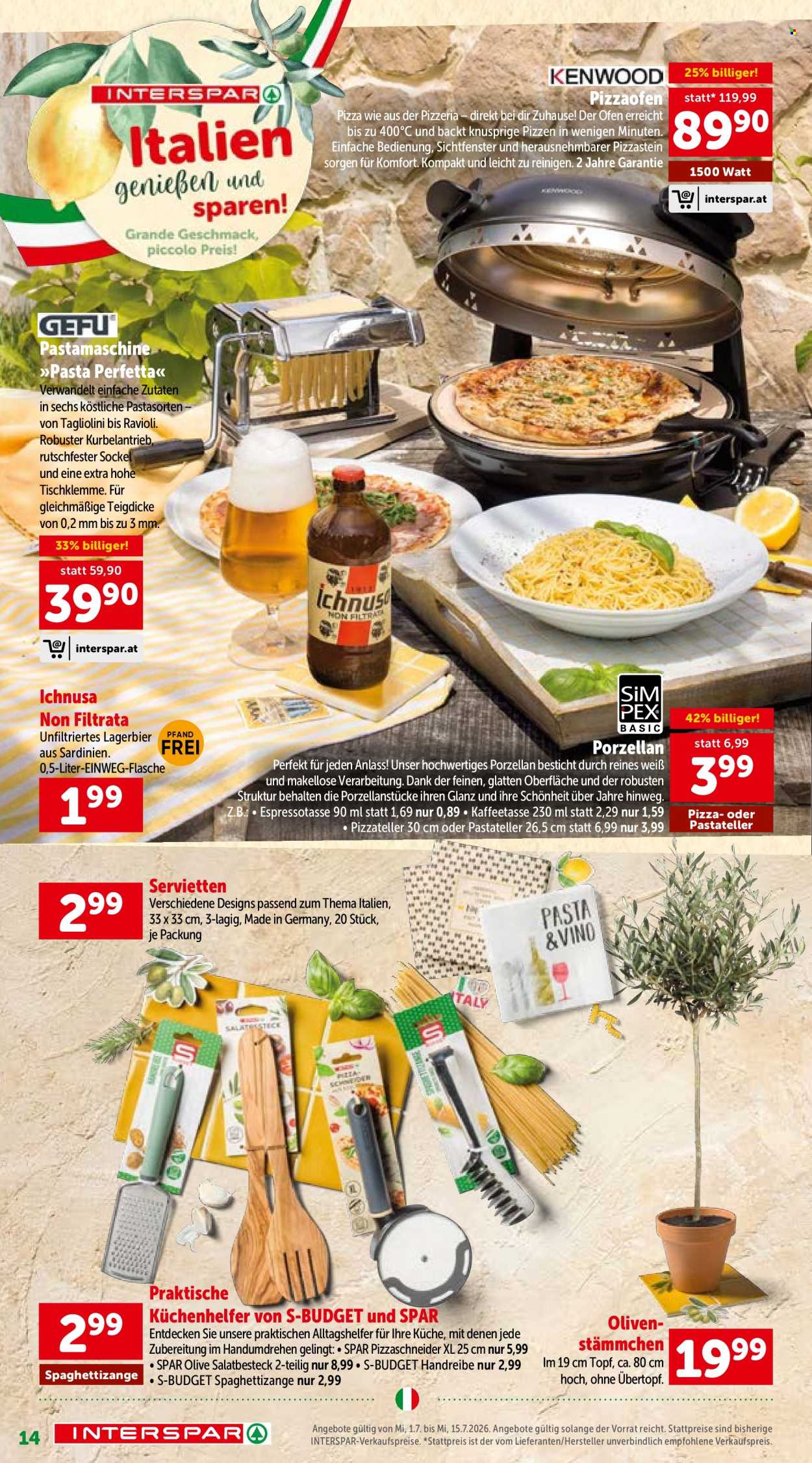 Angebote INTERSPAR - 1.7.2026 - 15.7.2026. Seite 14