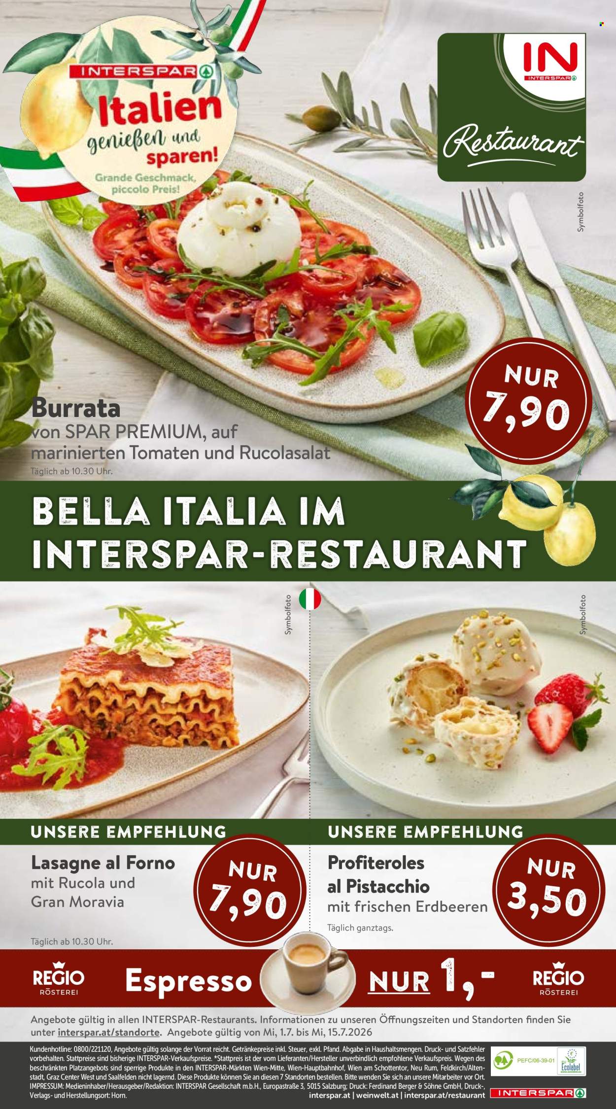 Angebote INTERSPAR - 1.7.2026 - 15.7.2026. Seite 16