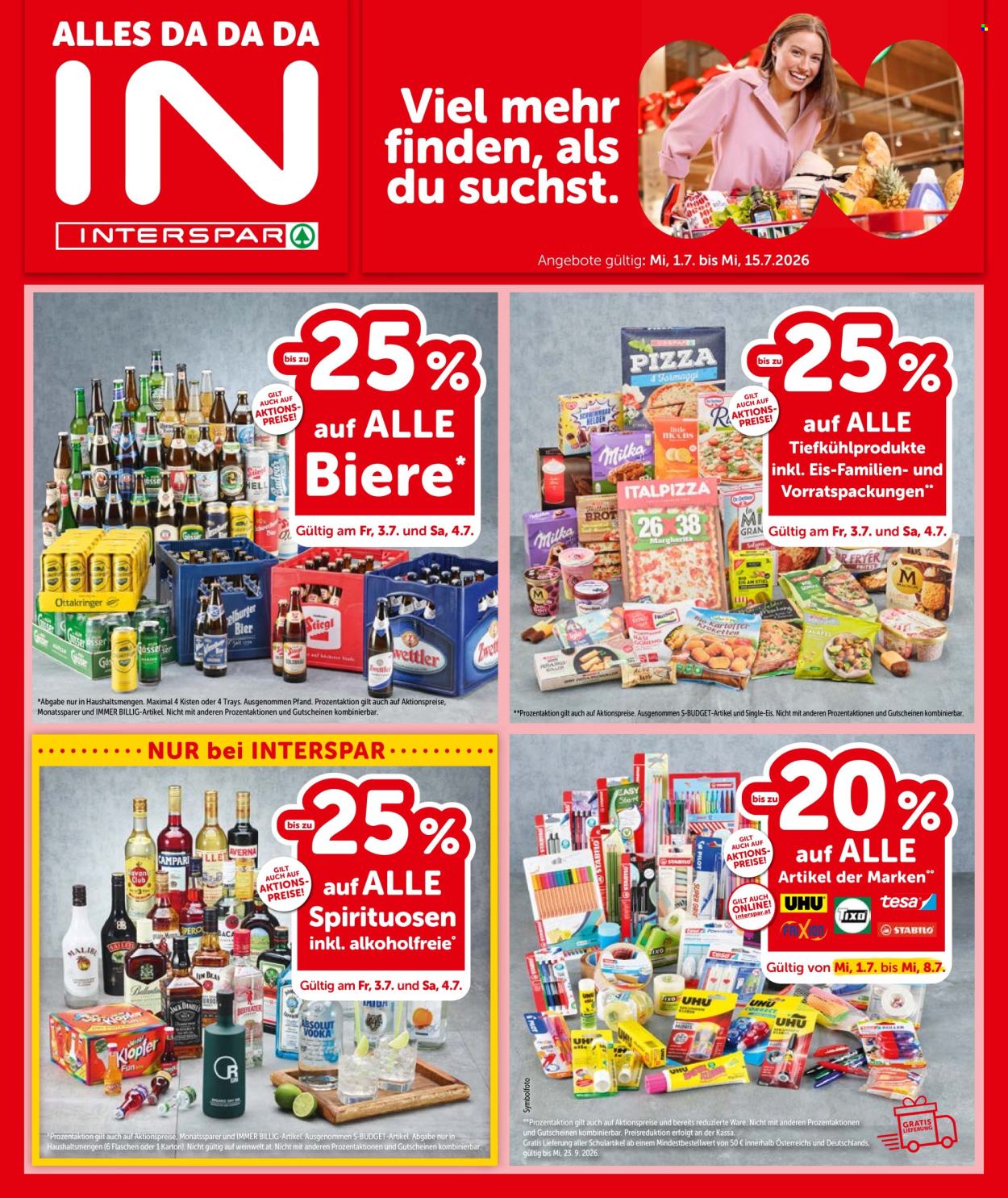 Angebote INTERSPAR - 1.7.2026 - 15.7.2026. Seite 1