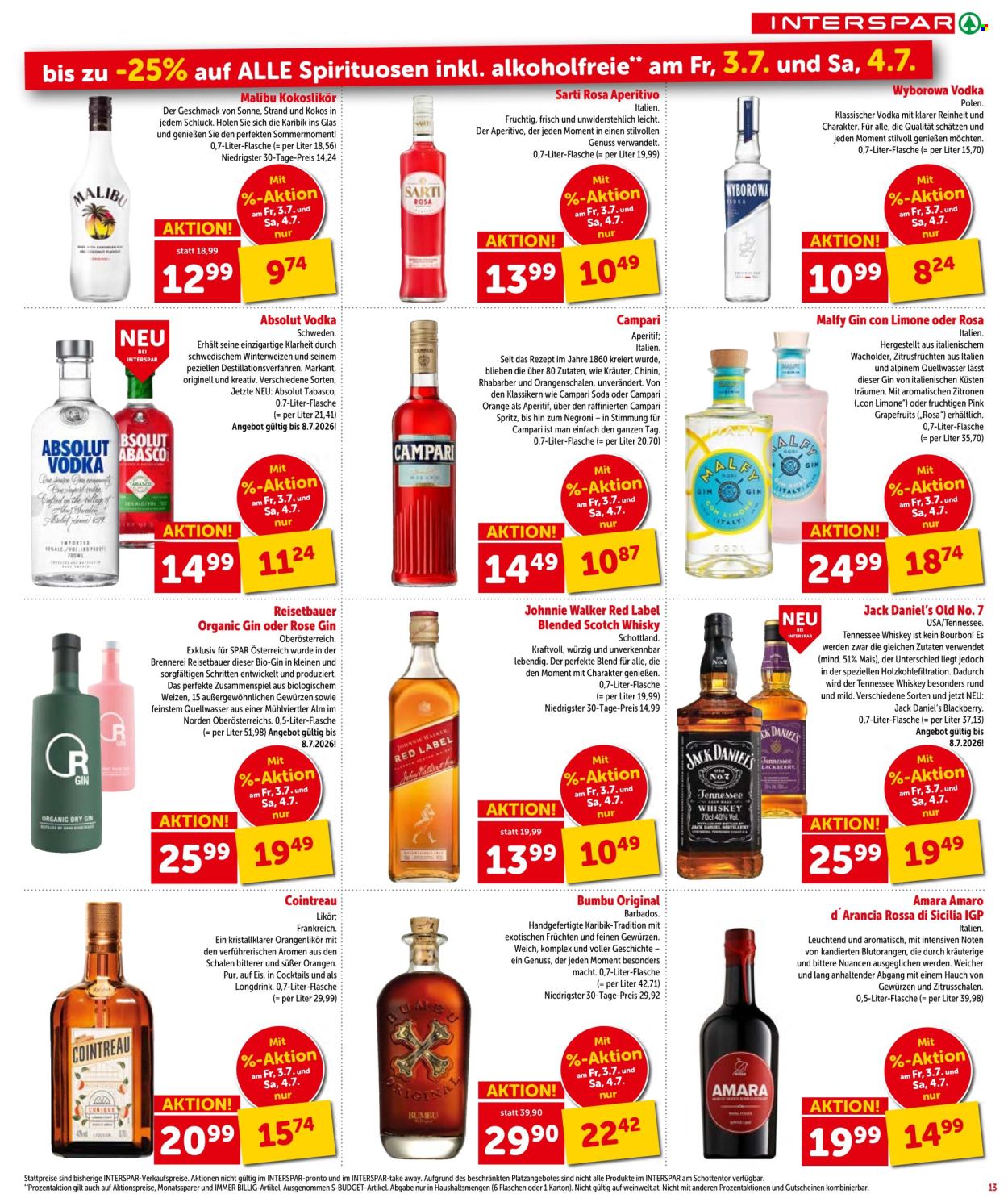 Angebote INTERSPAR - 1.7.2026 - 15.7.2026. Seite 13