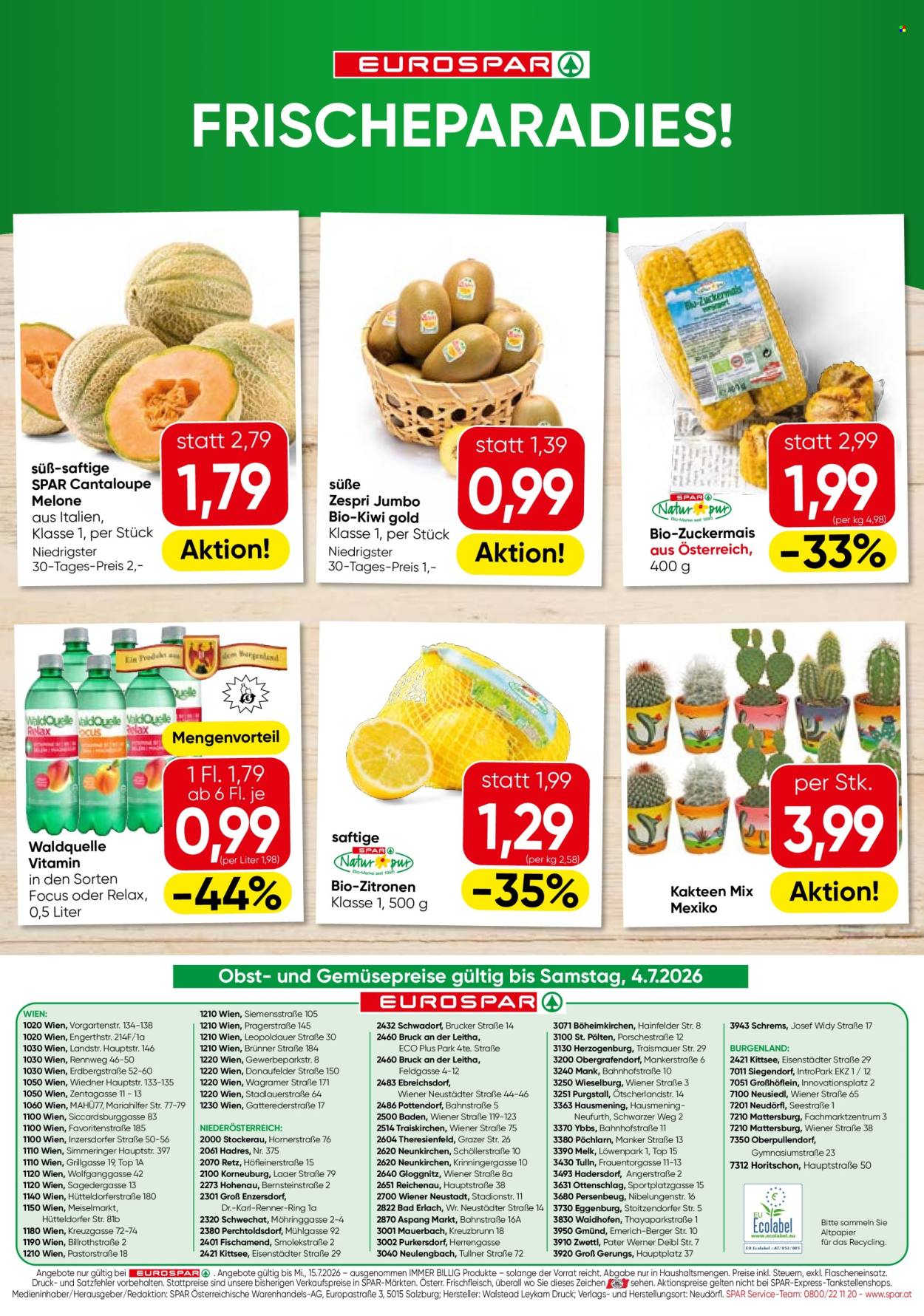 Angebote EUROSPAR - 1.7.2026 - 15.7.2026. Seite 16