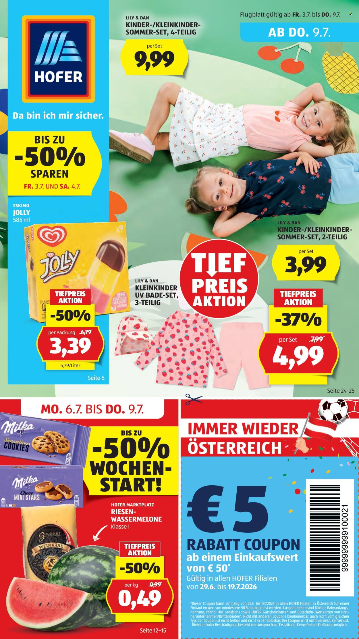 Angebote Hofer - 3.7.2026 - 9.7.2026. Seite 1