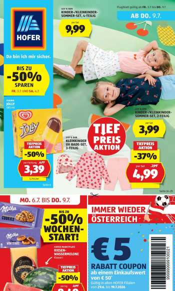 Angebote Hofer - 3.7.2026 - 9.7.2026.