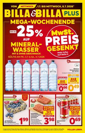 Angebote Billa - 1.7.2026 - 8.7.2026.