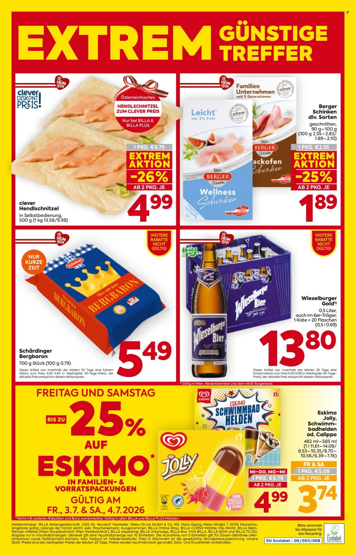 Angebote Billa - 1.7.2026 - 8.7.2026. Seite 16
