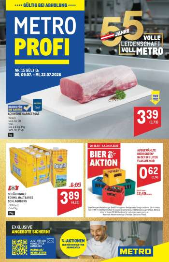 Angebote Metro - 9.7.2026 - 22.7.2026.