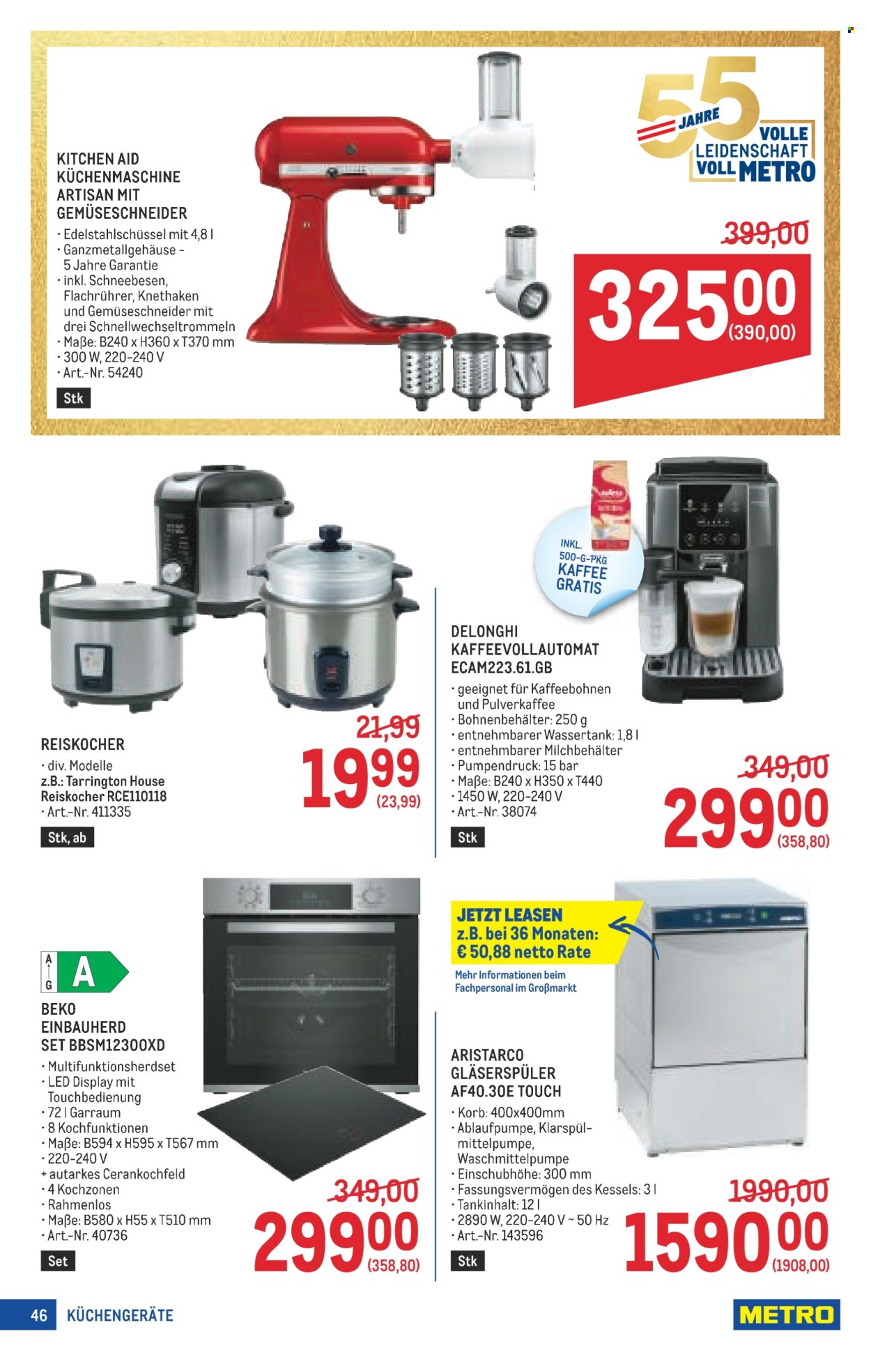 Angebote Metro - 9.7.2026 - 22.7.2026. Seite 46
