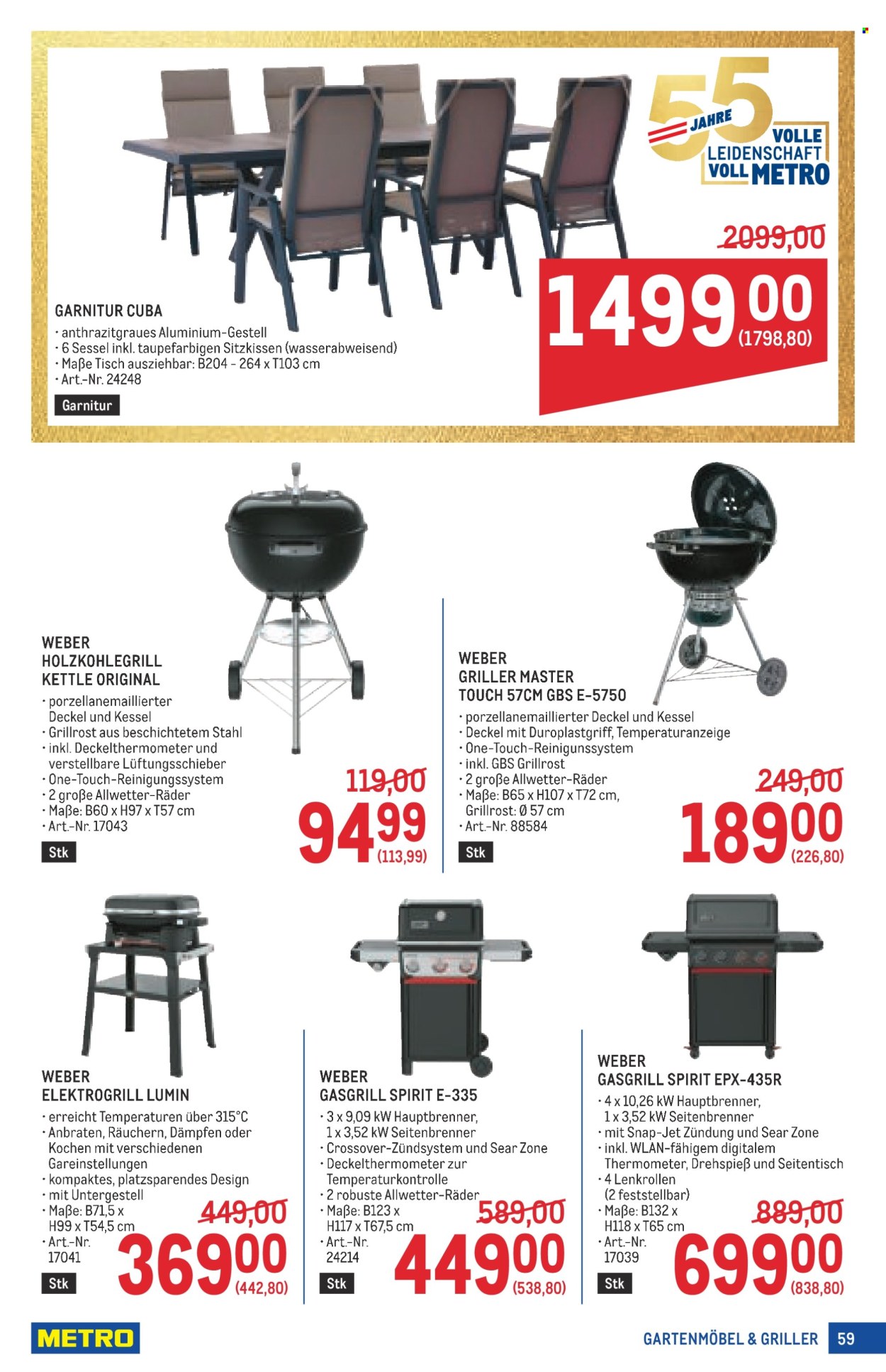 Angebote Metro - 9.7.2026 - 22.7.2026. Seite 59