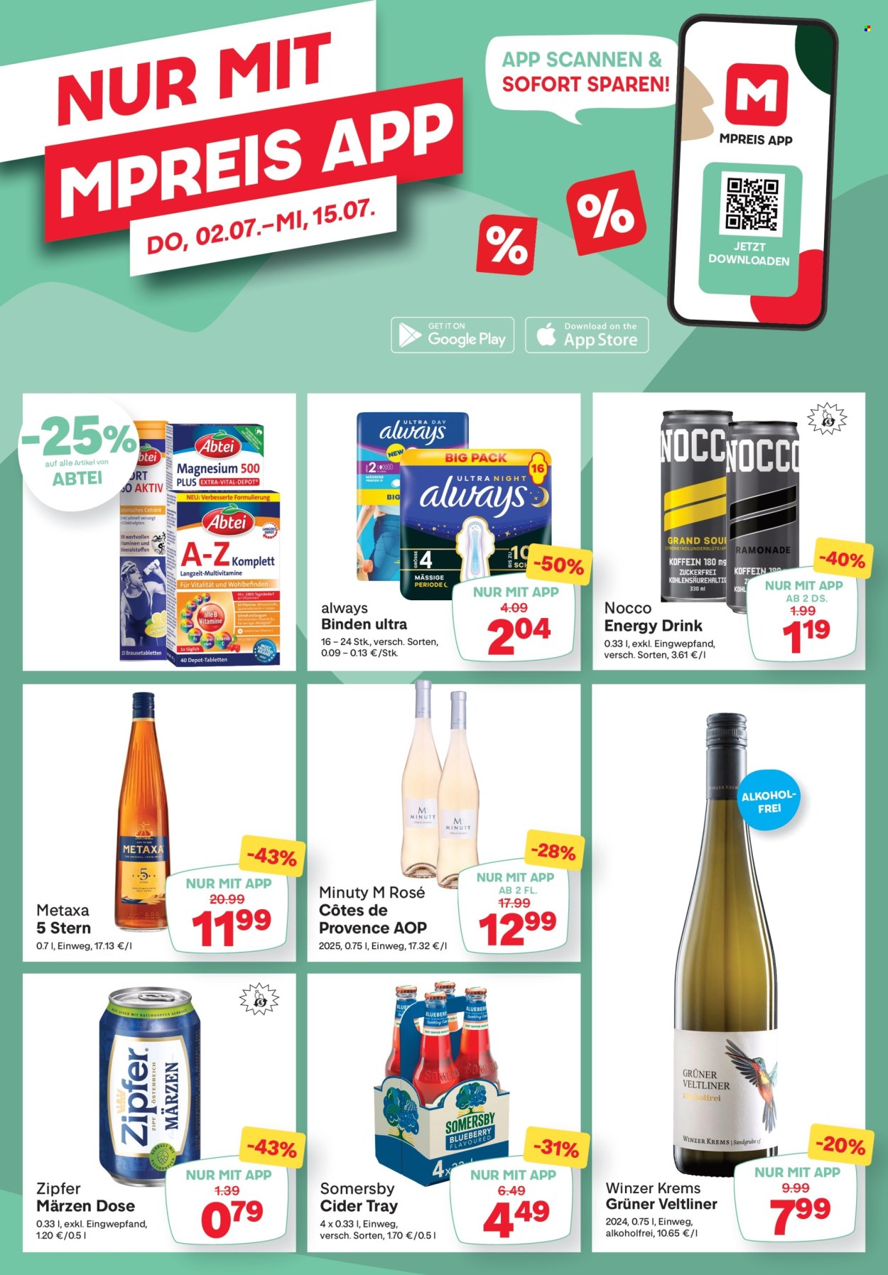 Angebote MPREIS - 9.7.2026 - 15.7.2026. Seite 14
