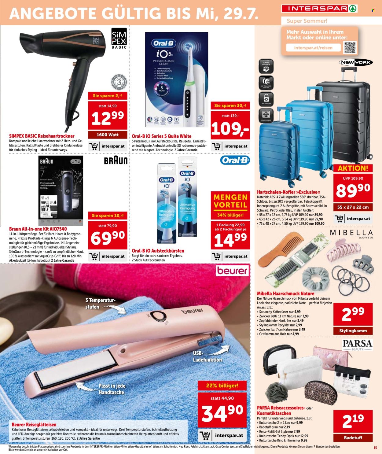 Angebote INTERSPAR - 9.7.2026 - 15.7.2026. Seite 16