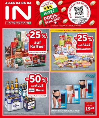 Angebote INTERSPAR - 9.7.2026 - 15.7.2026.