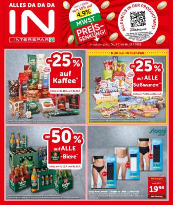 Angebote INTERSPAR - 9.7.2026 - 15.7.2026.