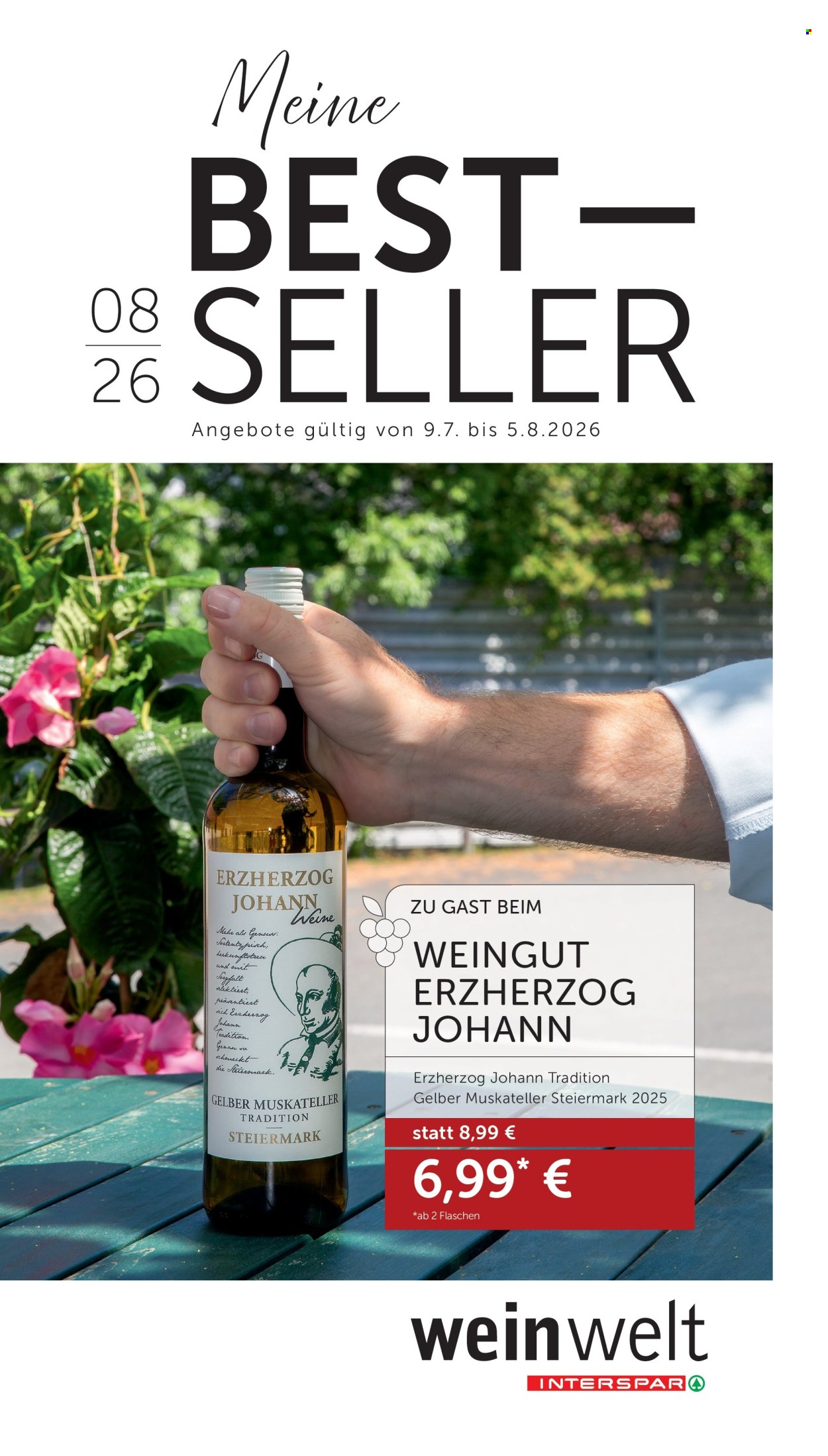 Angebote INTERSPAR - 9.7.2026 - 5.8.2026. Seite 1