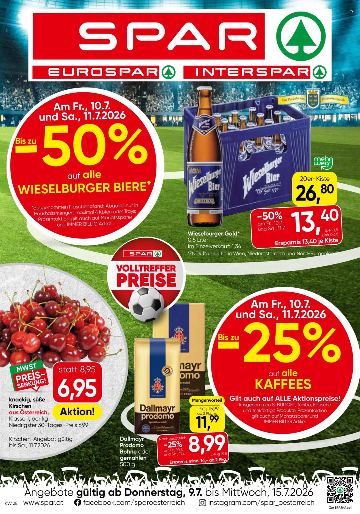 Angebote SPAR - 9.7.2026 - 15.7.2026. Seite 1
