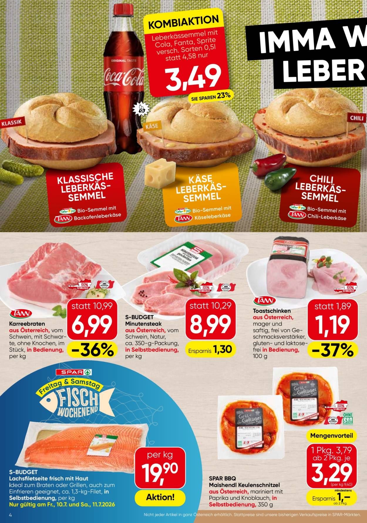 Angebote SPAR - 9.7.2026 - 15.7.2026. Seite 4
