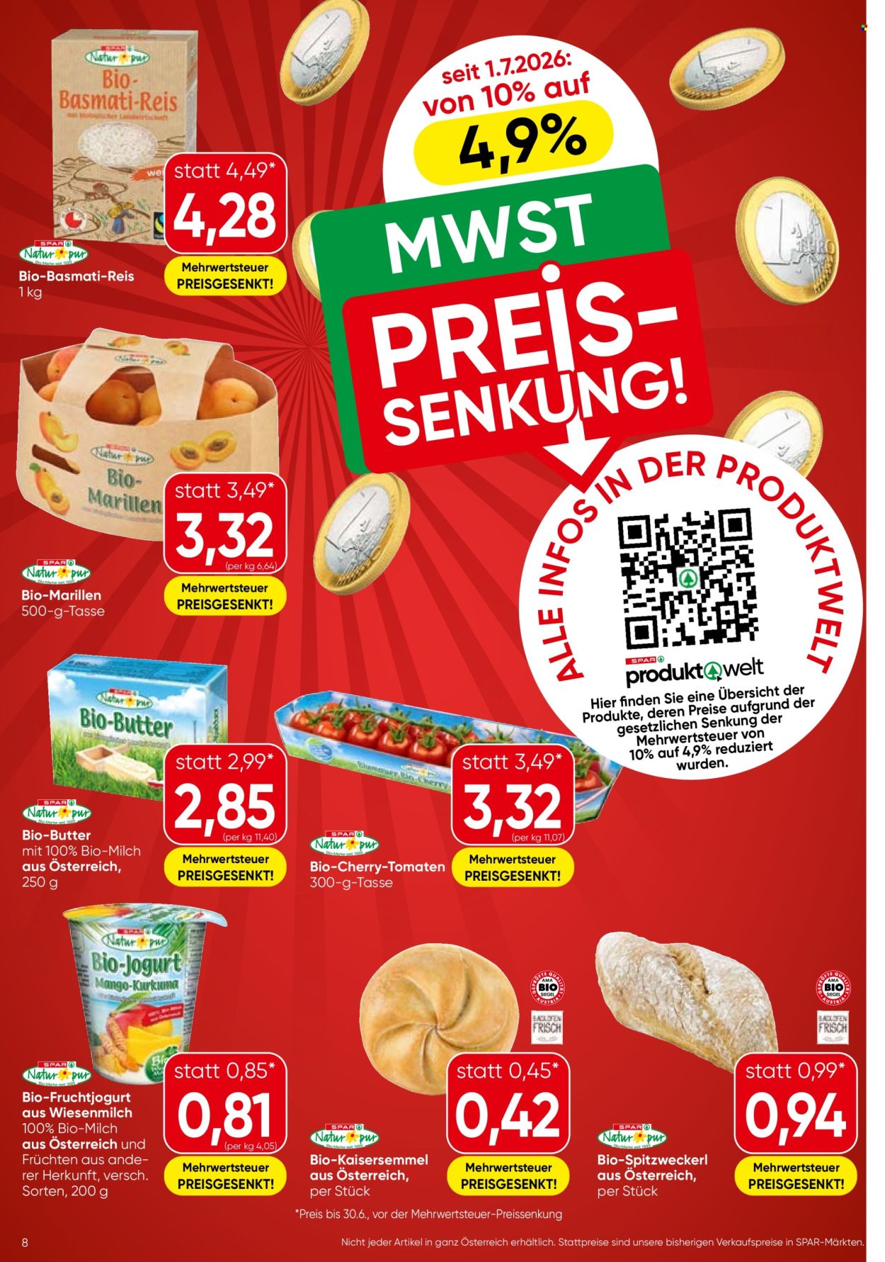 Angebote SPAR - 9.7.2026 - 15.7.2026. Seite 8