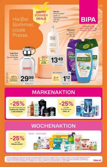 Angebote Bipa - 9.7.2026 - 22.7.2026.
