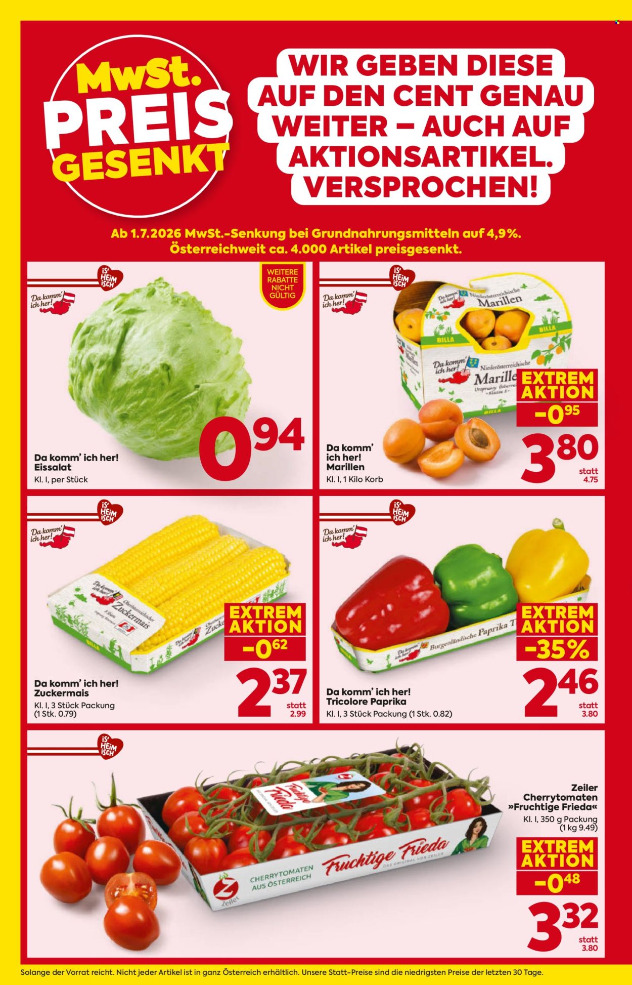Angebote Billa - 9.7.2026 - 15.7.2026. Seite 4