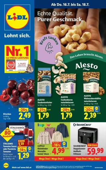 Angebote Lidl - 16.7.2026 - 22.7.2026.