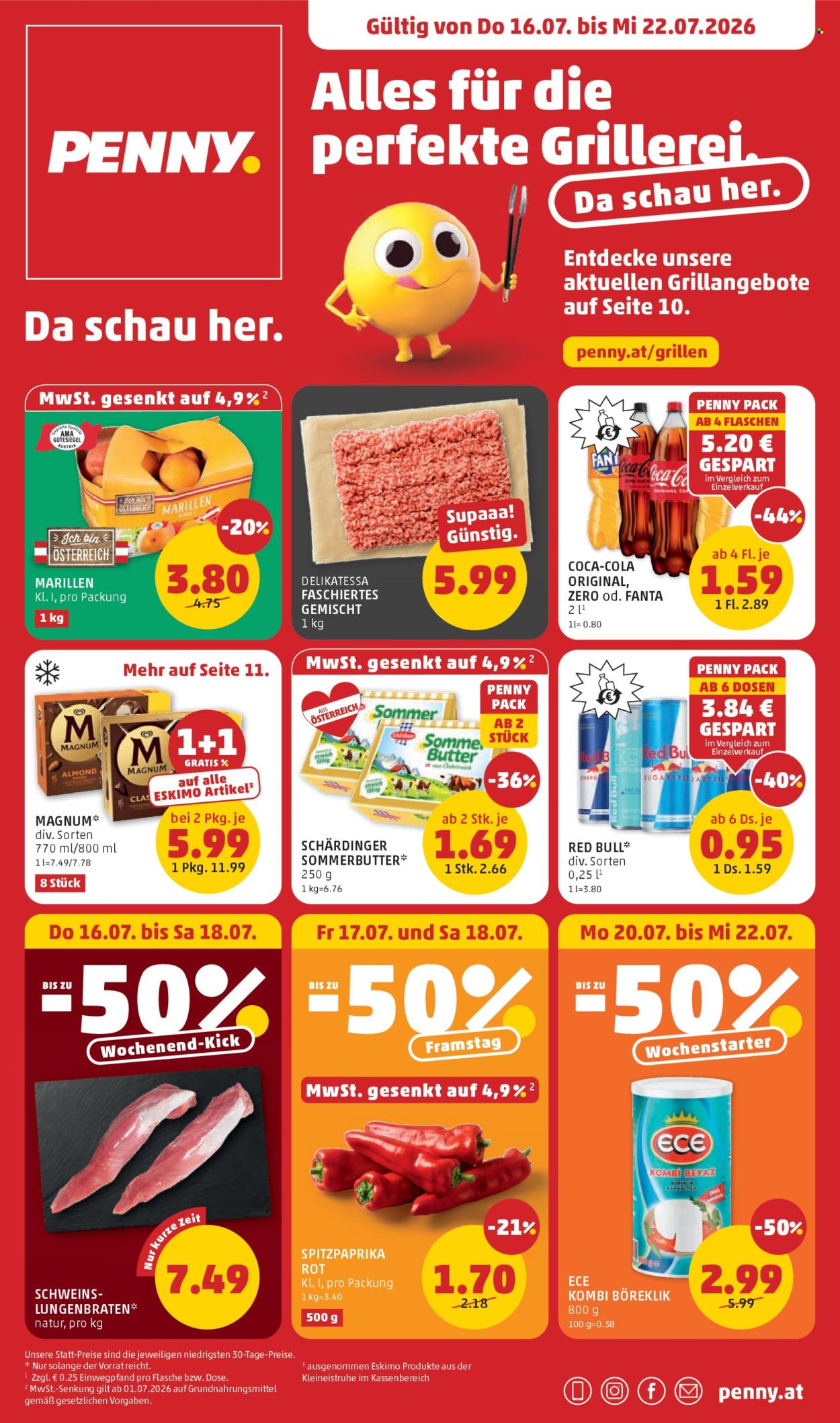 Angebote Penny - 16.7.2026 - 22.7.2026. Seite 1