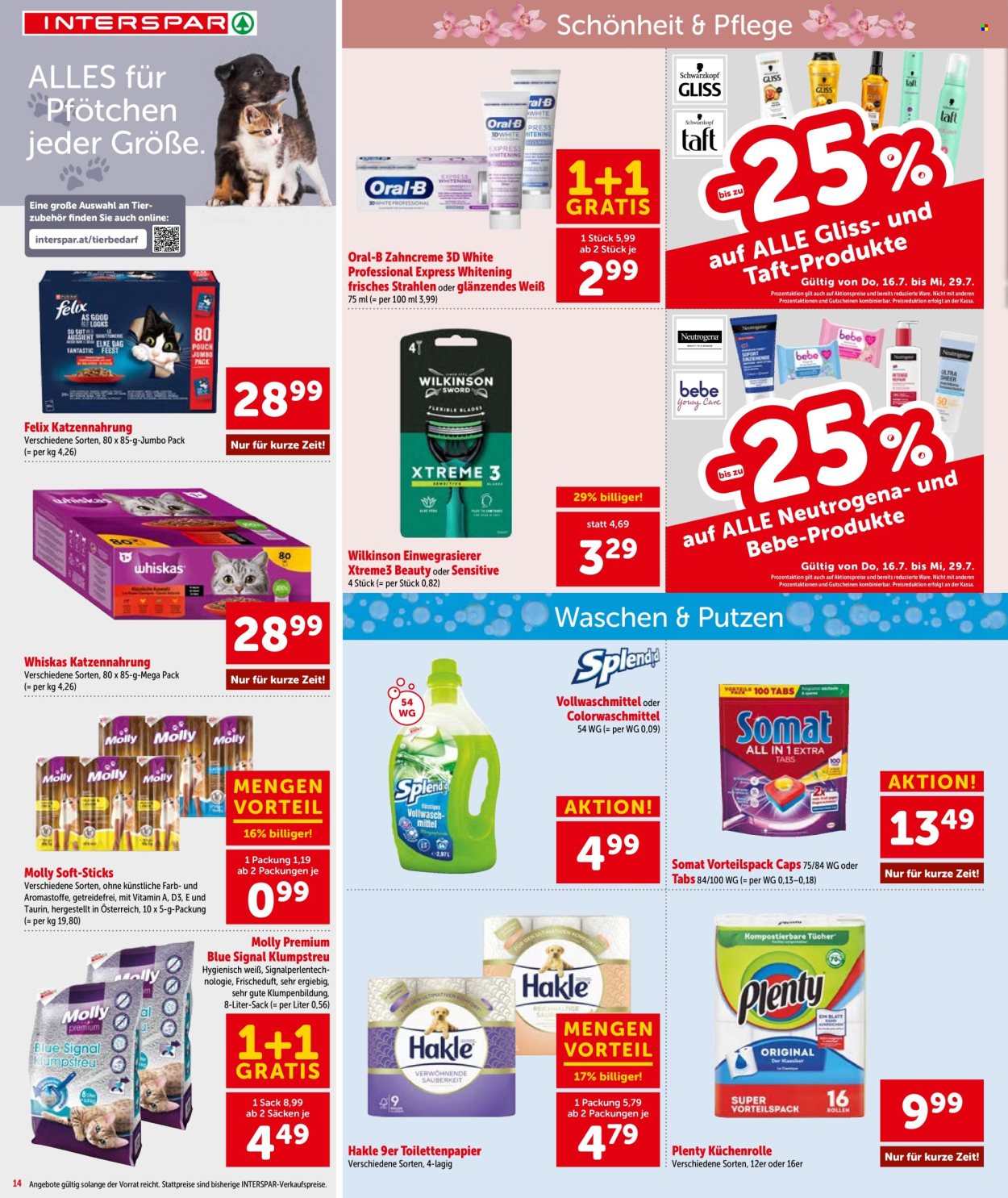 Angebote INTERSPAR - 16.7.2026 - 29.7.2026. Seite 15