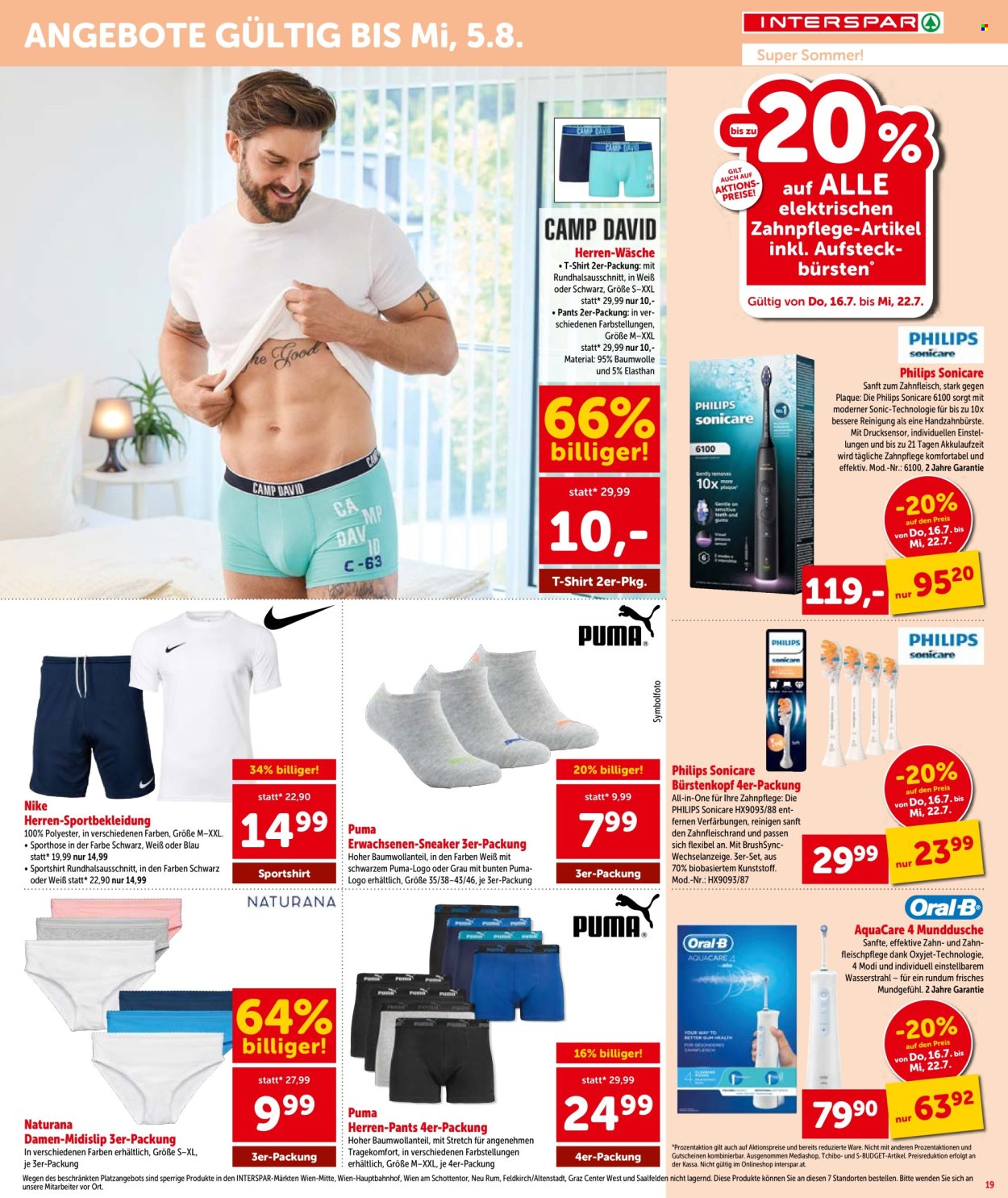 Angebote INTERSPAR - 16.7.2026 - 29.7.2026. Seite 20