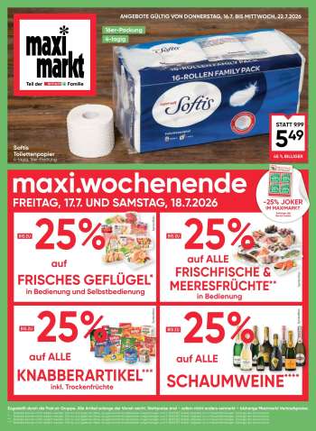 Angebote Maximarkt - 16.7.2026 - 22.7.2026.