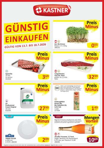 Angebote KASTNER - 13.7.2026 - 18.7.2026.