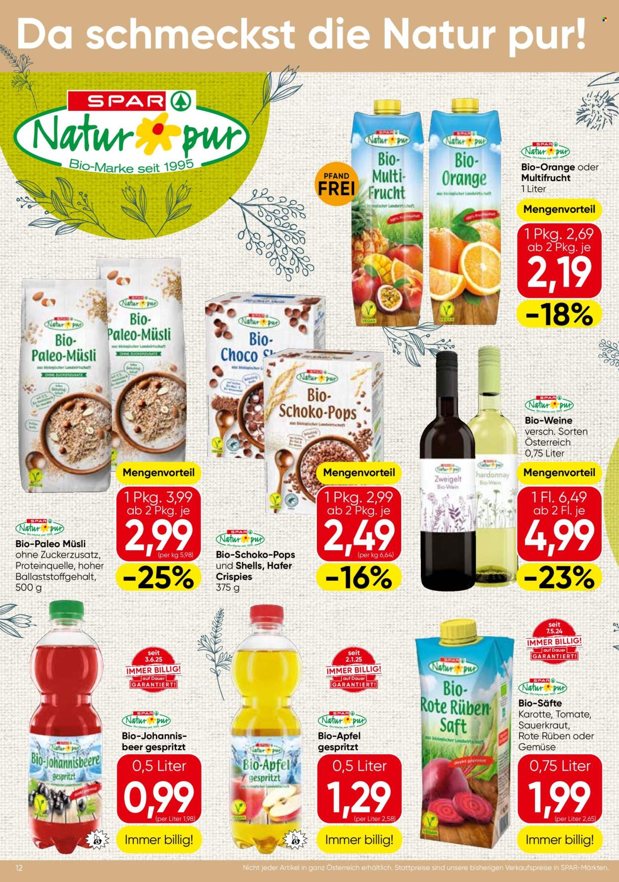 Angebote SPAR - 16.7.2026 - 29.7.2026. Seite 12