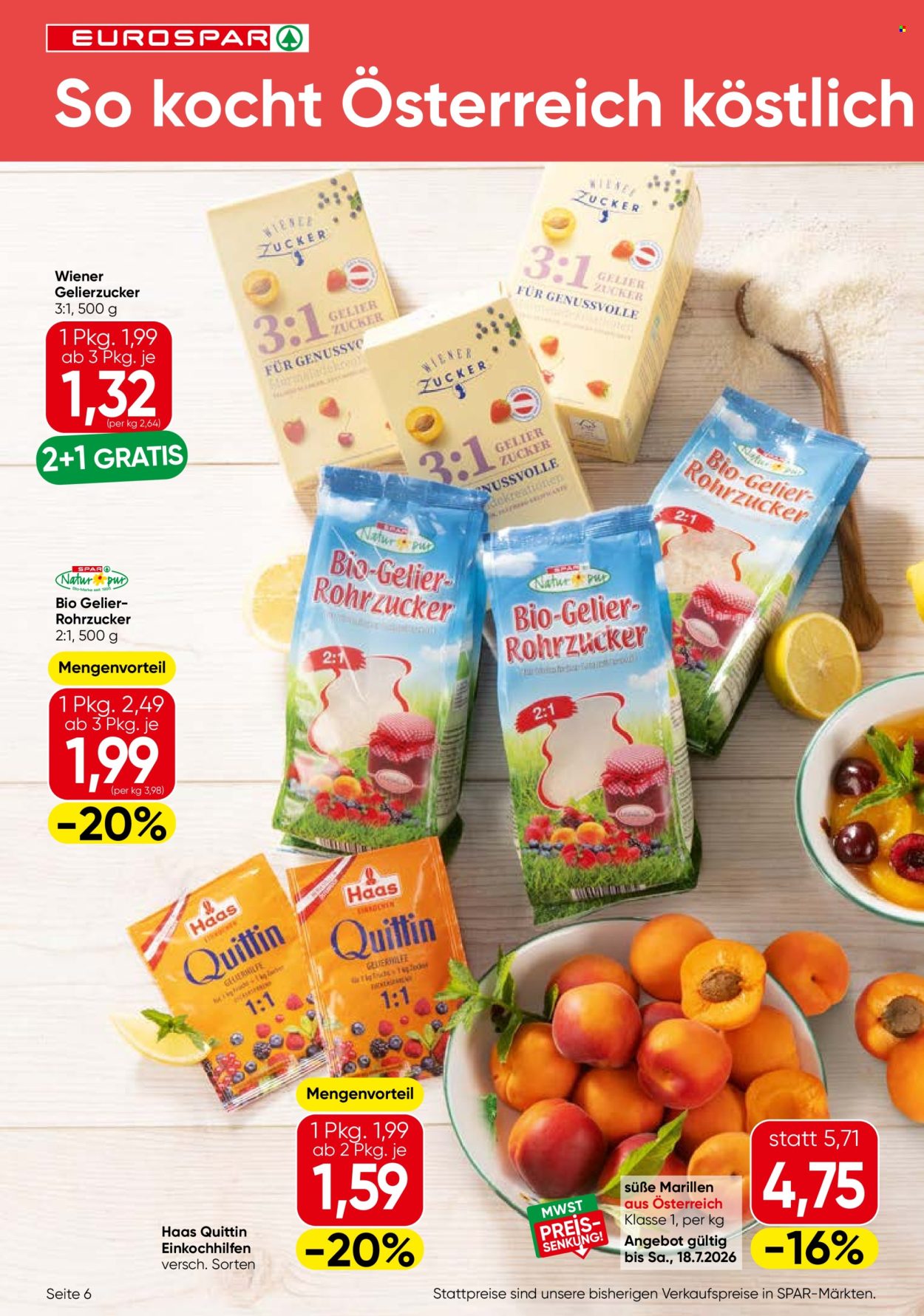 Angebote EUROSPAR - 16.7.2026 - 29.7.2026. Seite 6