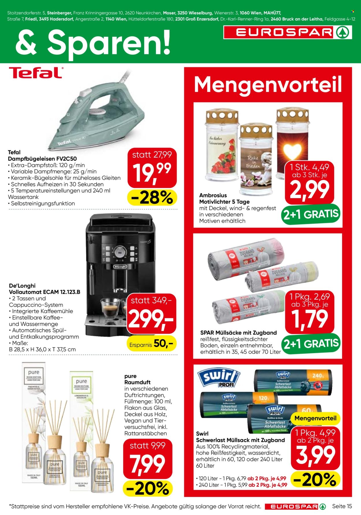 Angebote EUROSPAR - 16.7.2026 - 29.7.2026. Seite 15