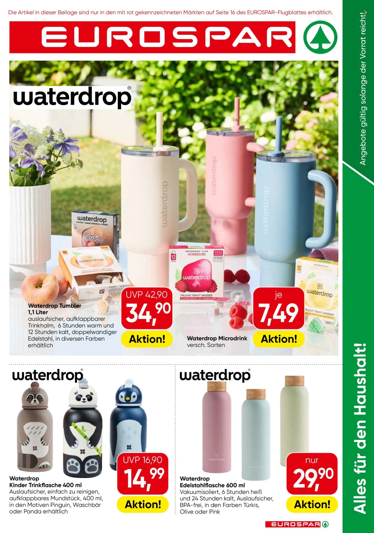 Angebote EUROSPAR - 16.7.2026 - 29.7.2026. Seite 1