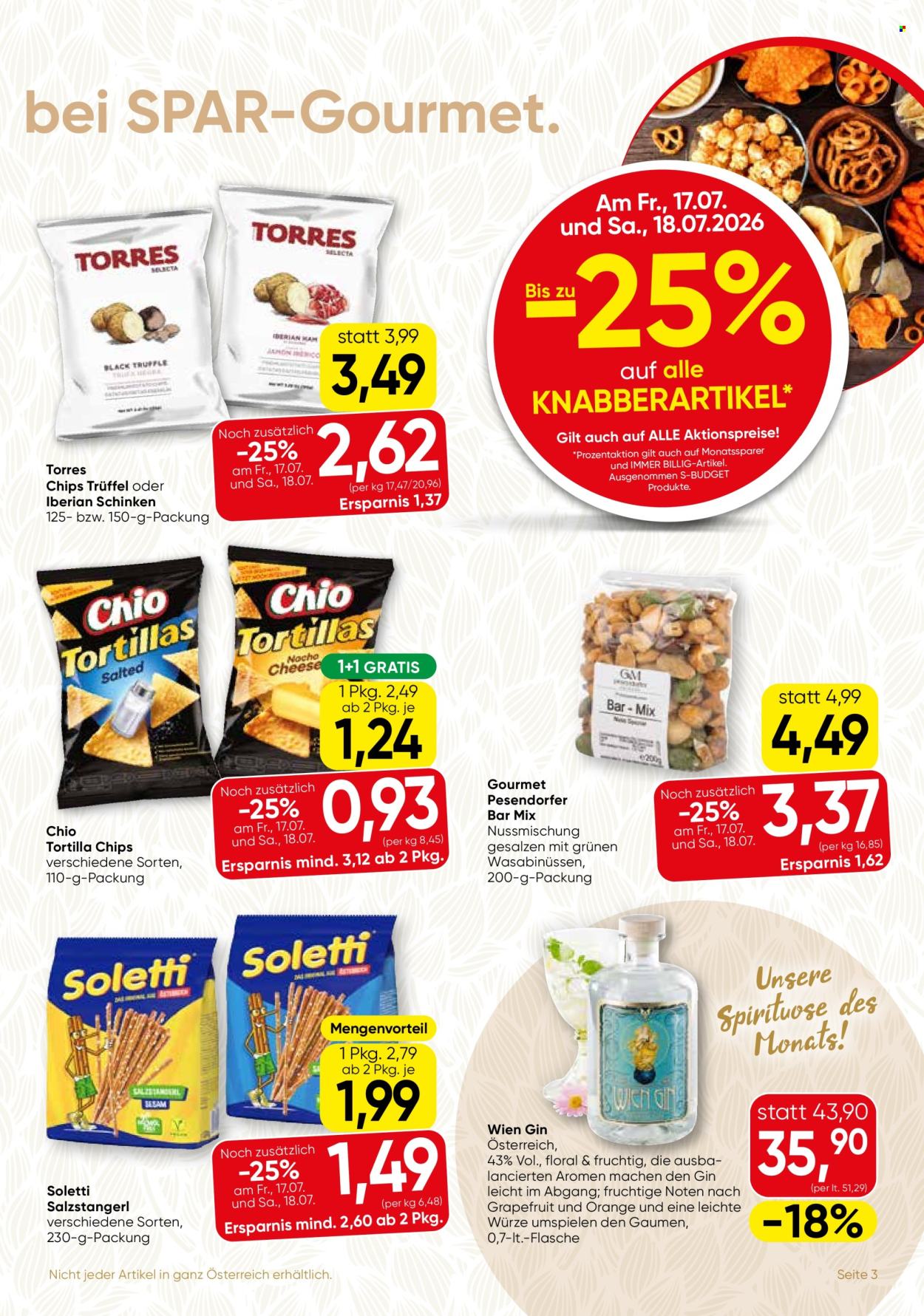 Angebote SPAR - 16.7.2026 - 29.7.2026. Seite 3