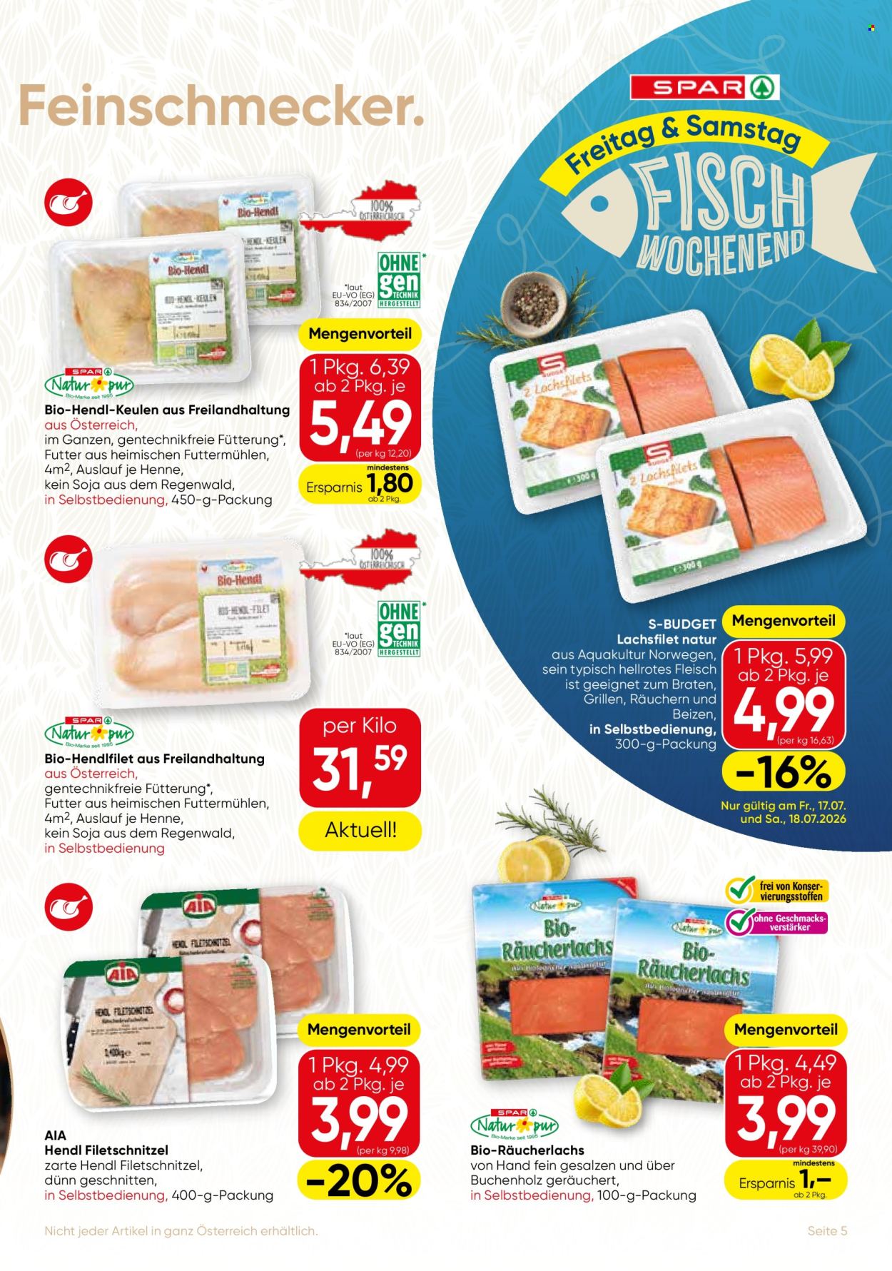 Angebote SPAR - 16.7.2026 - 29.7.2026. Seite 5