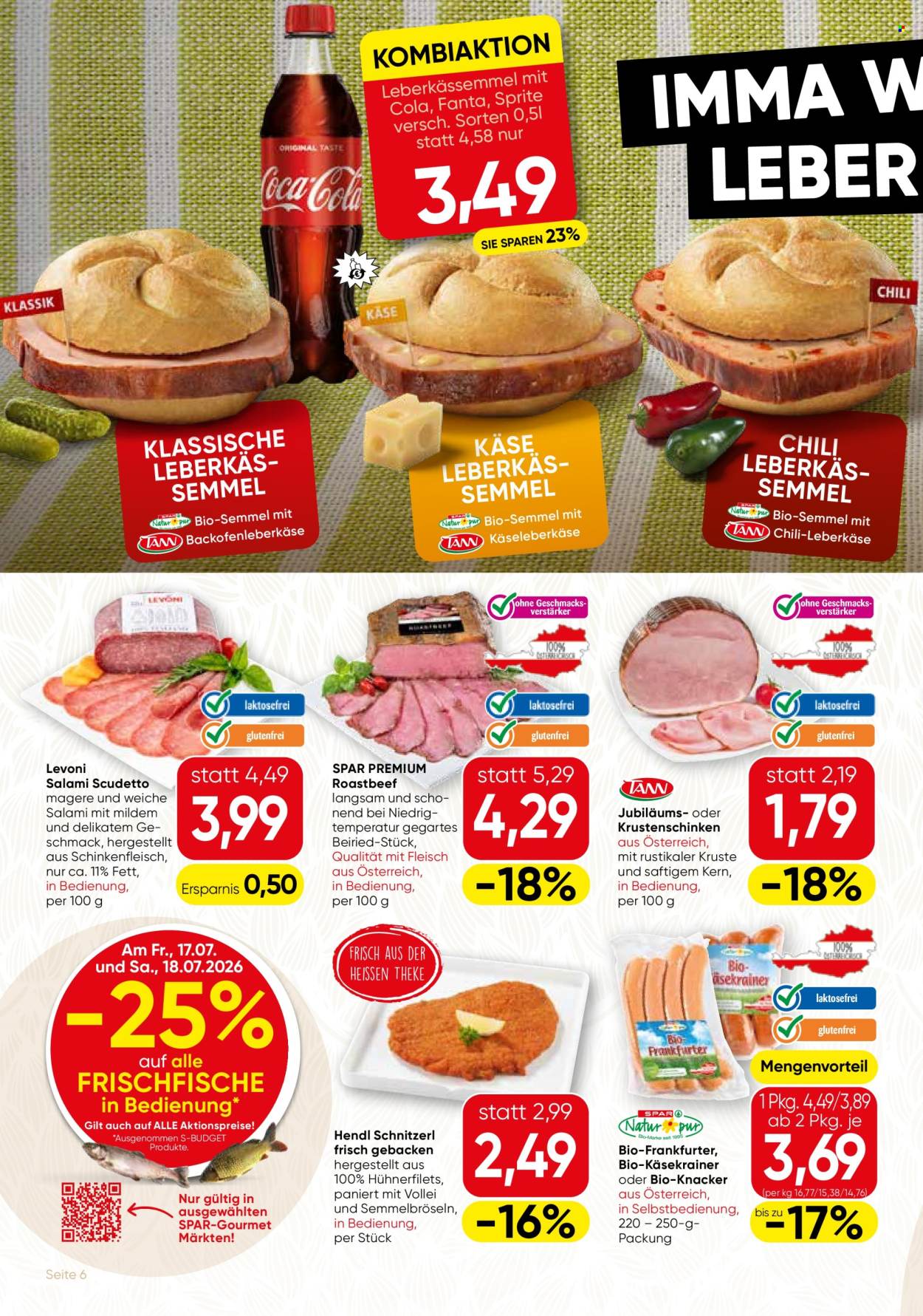 Angebote SPAR - 16.7.2026 - 29.7.2026. Seite 6