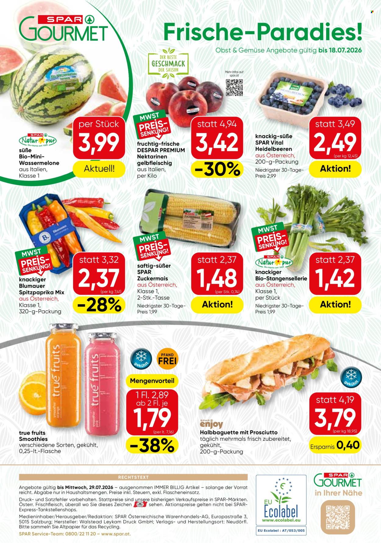 Angebote SPAR - 16.7.2026 - 29.7.2026. Seite 12
