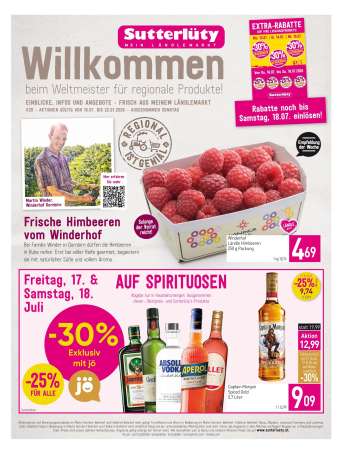 Angebote Sutterlüty - 16.7.2026 - 22.7.2026.