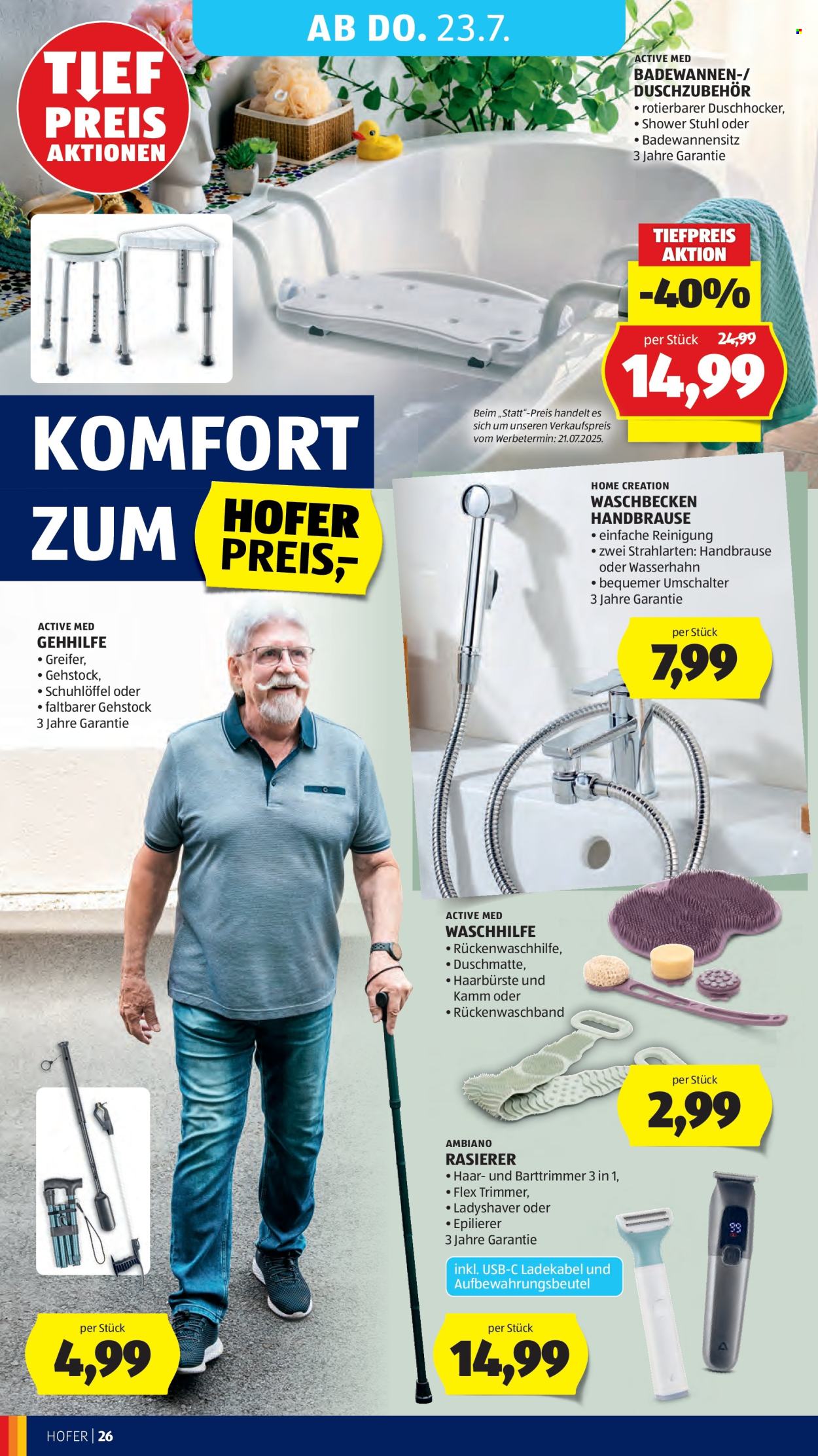 Angebote Hofer - 17.7.2026 - 23.7.2026. Seite 32