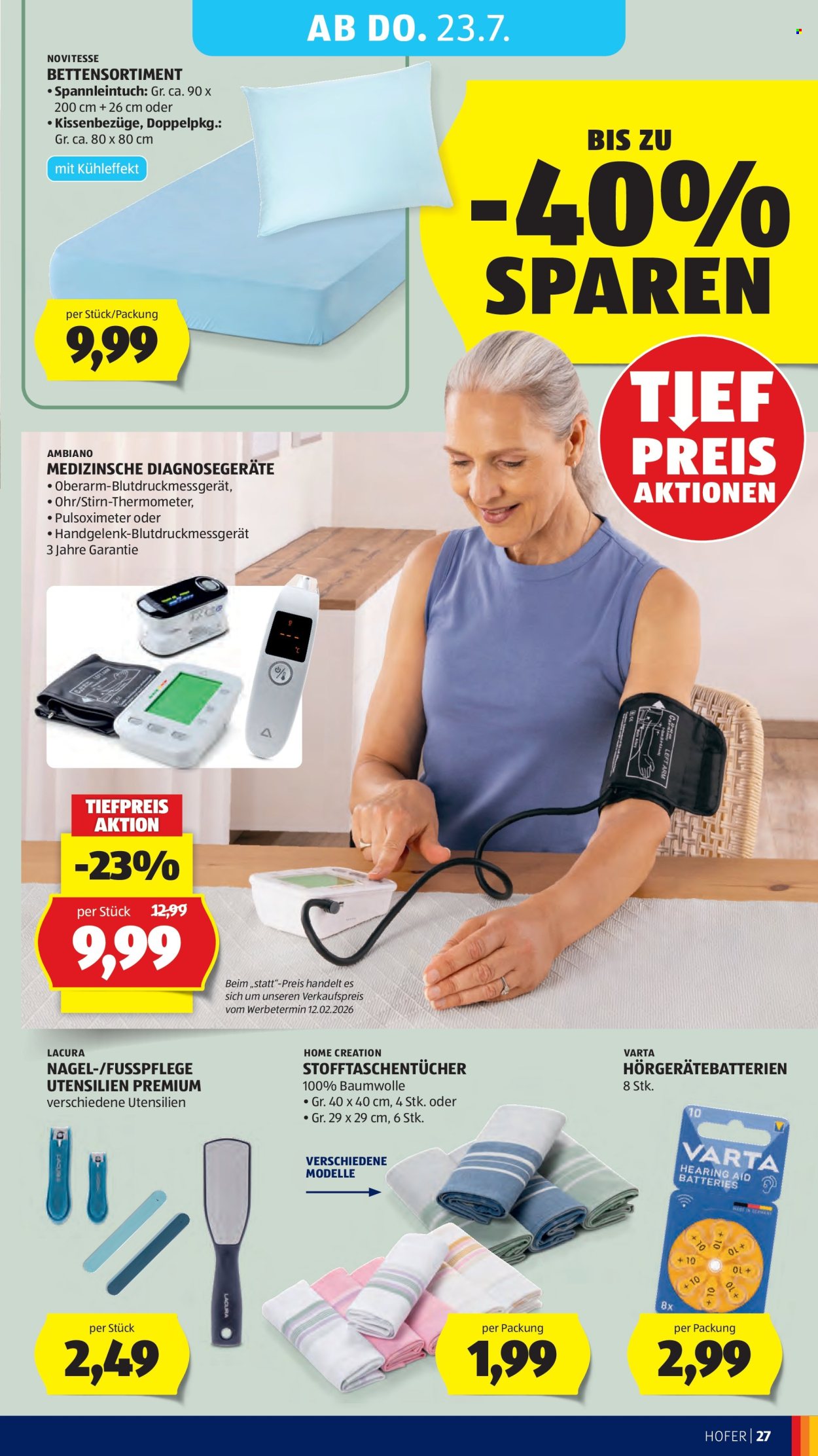 Angebote Hofer - 17.7.2026 - 23.7.2026. Seite 33