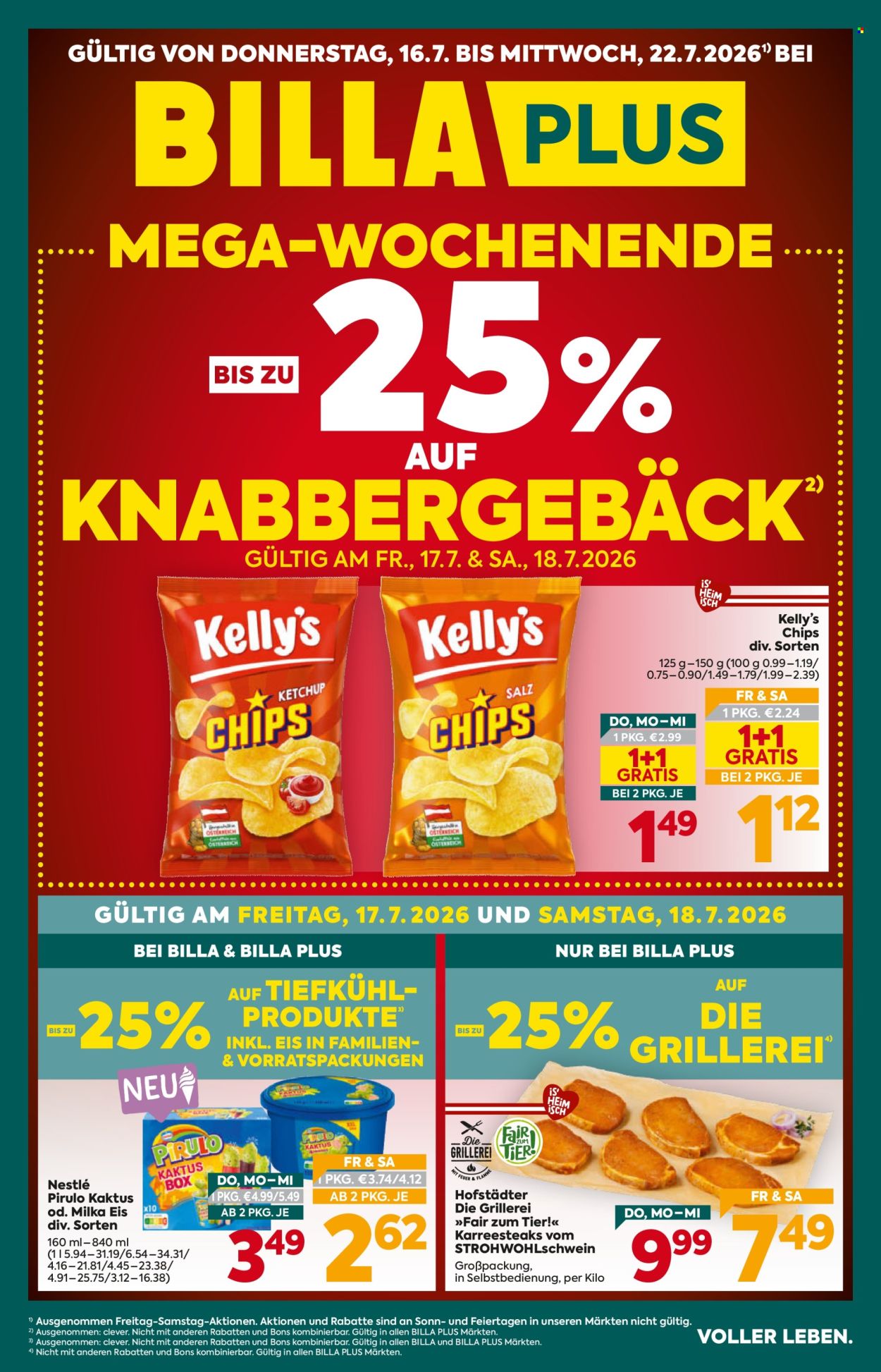 Angebote Billa Plus - 16.7.2026 - 22.7.2026. Seite 1