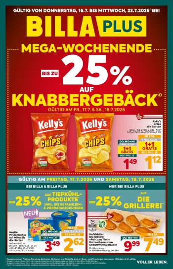 Angebote Billa Plus - 16.7.2026 - 22.7.2026.